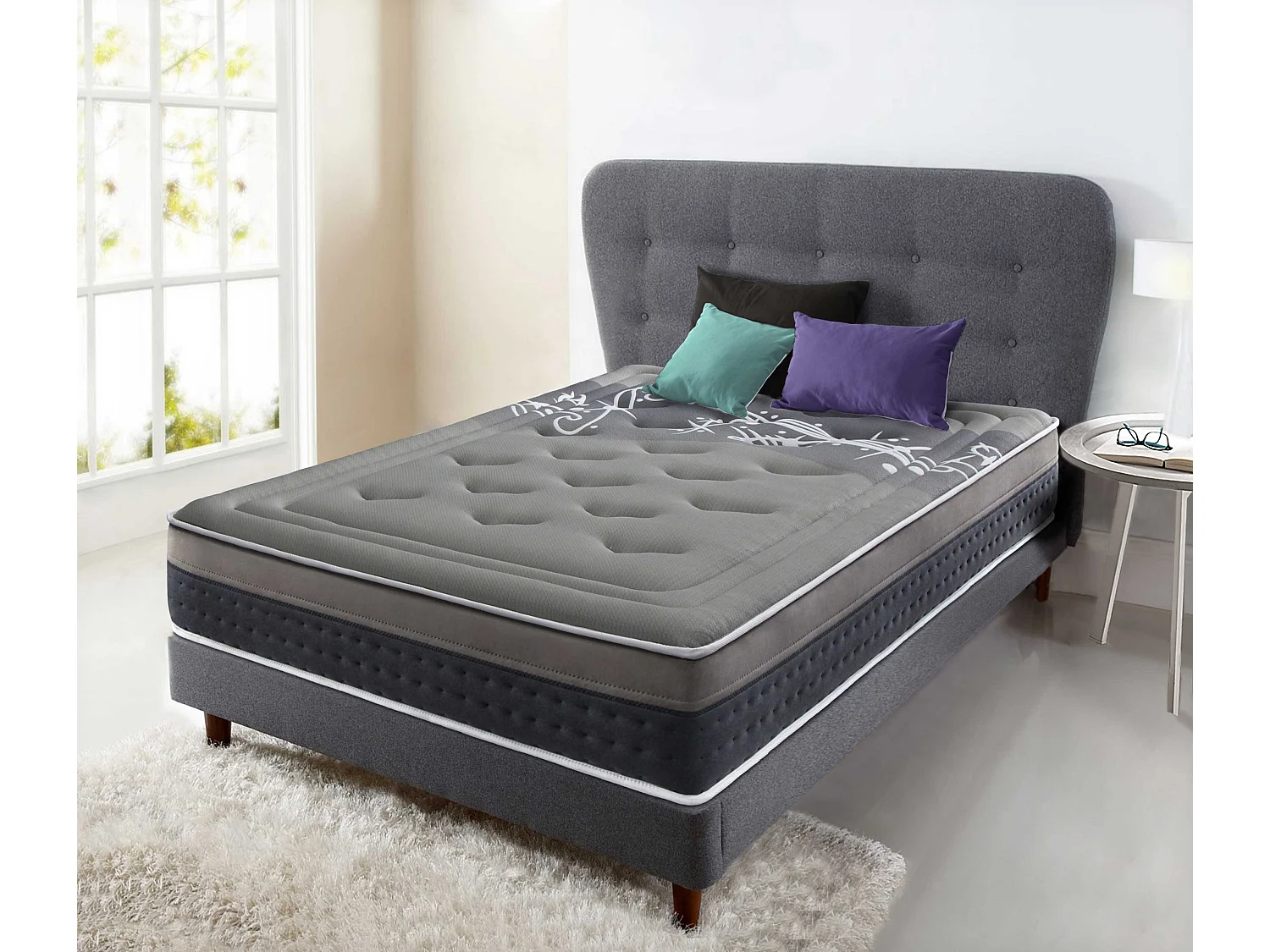 Colchão SONNOMATTRESS Nova Grafeno (150x190x30cm - HR)