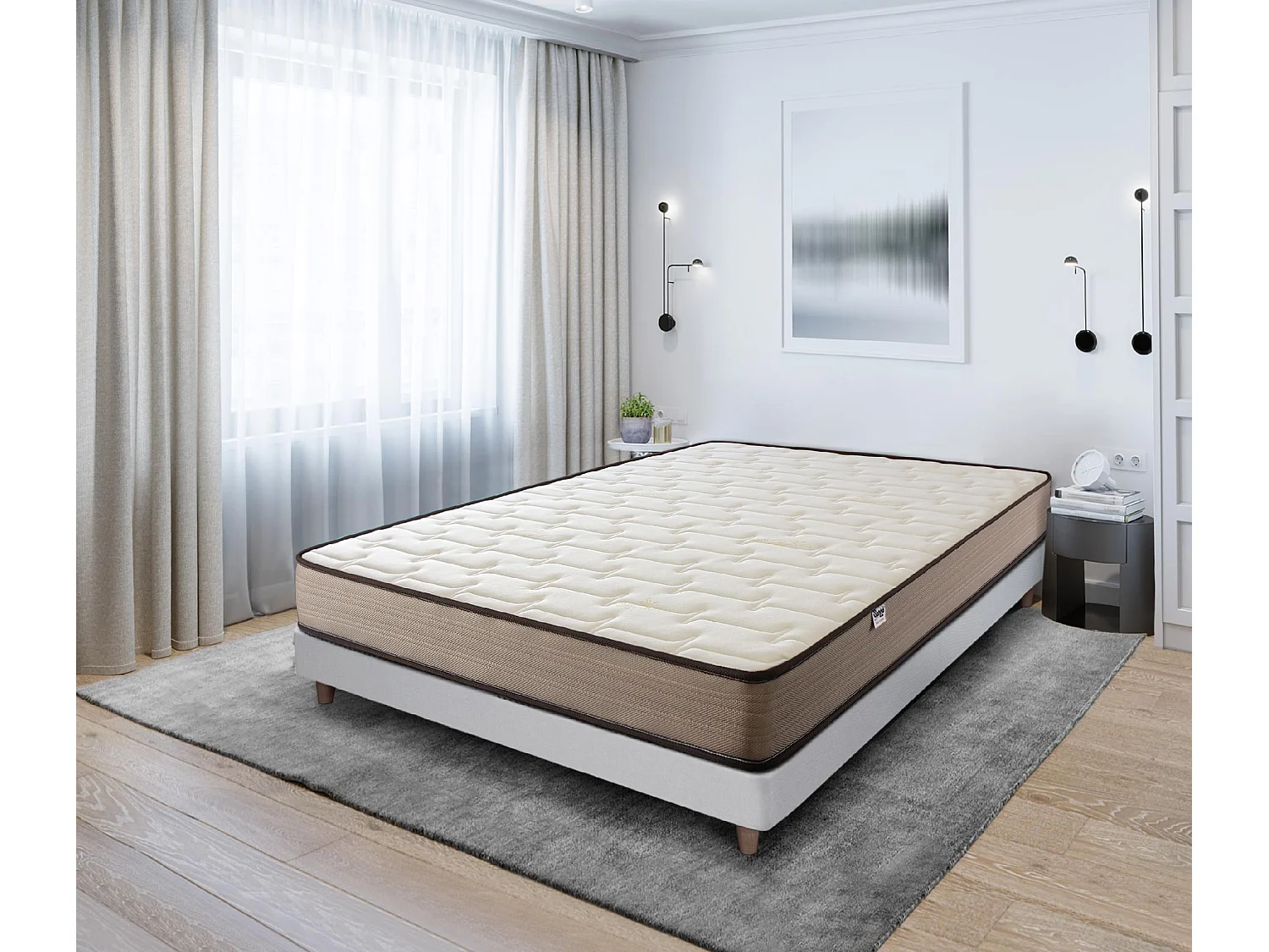 Colchão SONNOMATTRESS Bamboo Basic (200x200x21cm - HR)