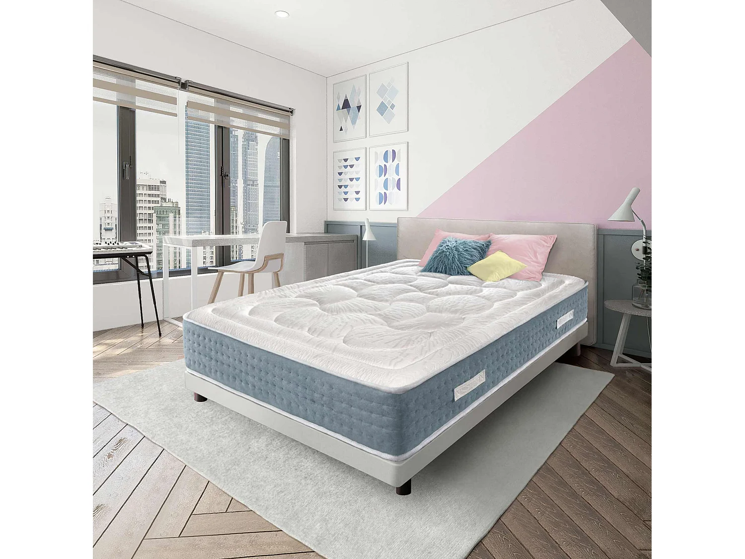 Colchão SONNOMATTRESS Venecia (150x190x30cm - Muelles Ensacados)