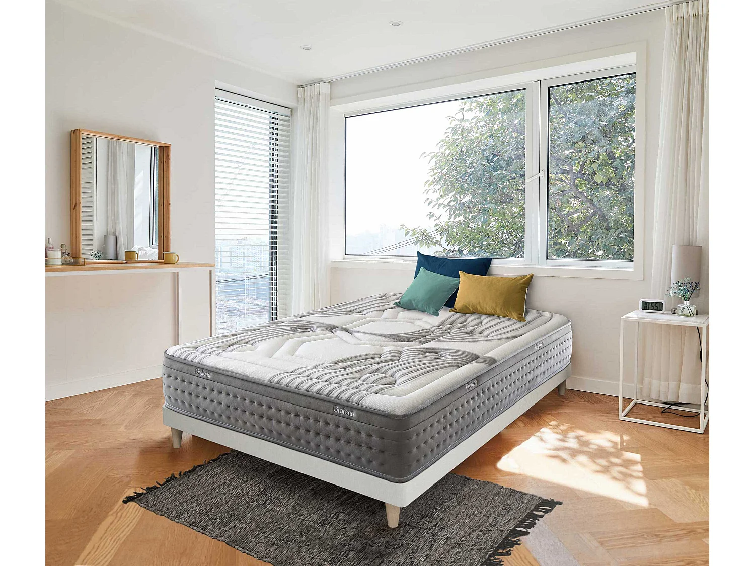 Colchão SONNOMATTRESS Classic Grafeno (80x200x30cm - Muelles Ensacados)