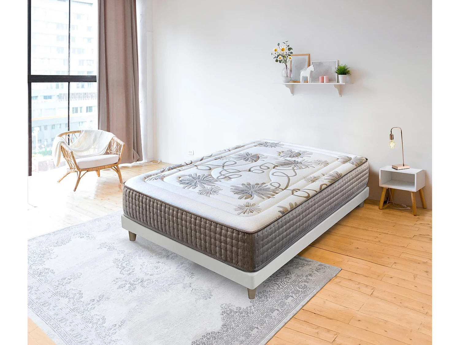 Colchón Viscoelástico Muelles Ensacados Daisy de SonnoMattress 100x200x30