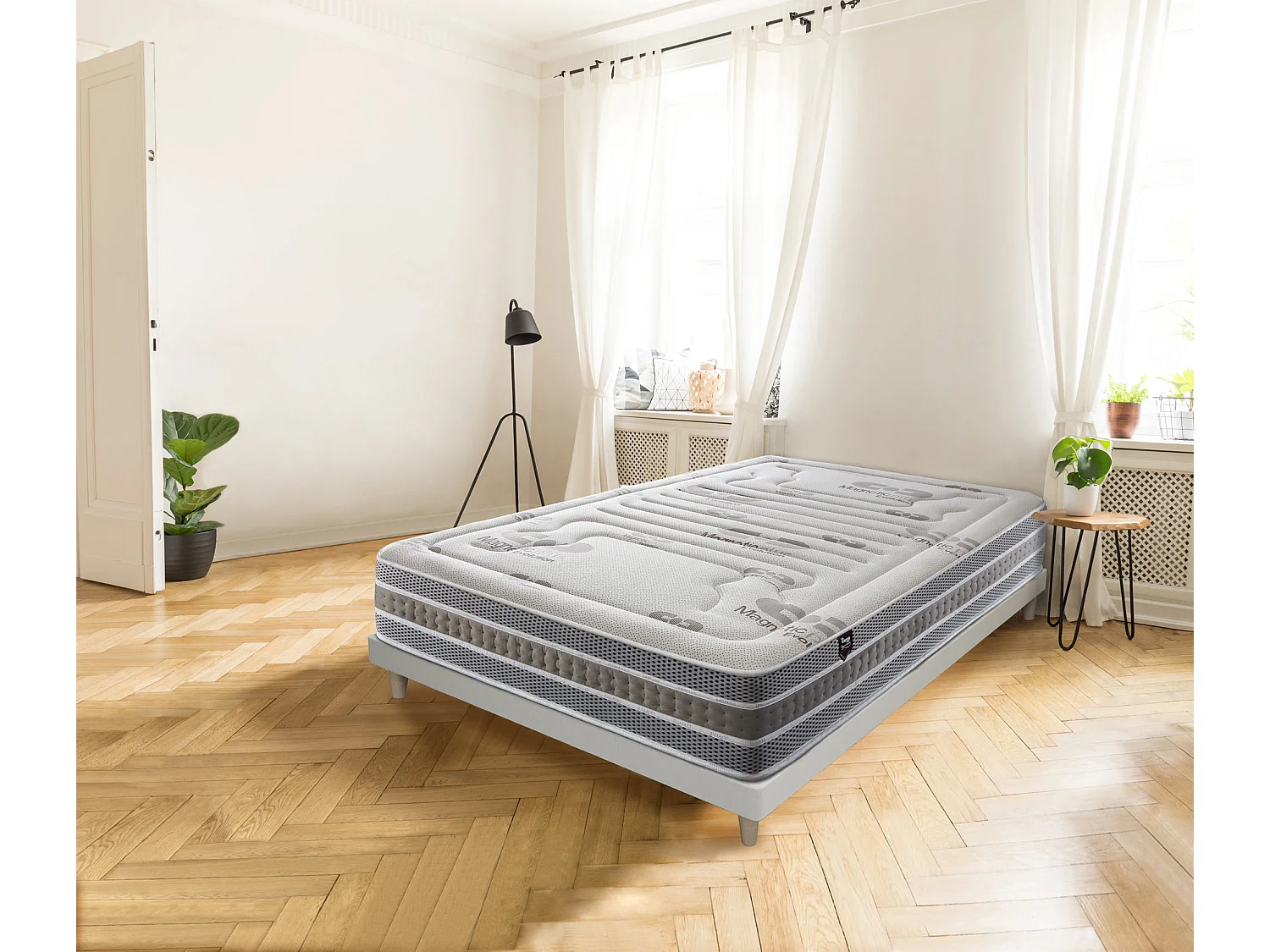 Colchão SONNOMATTRESS Magnetic Plata (70x200x26cm - HR)