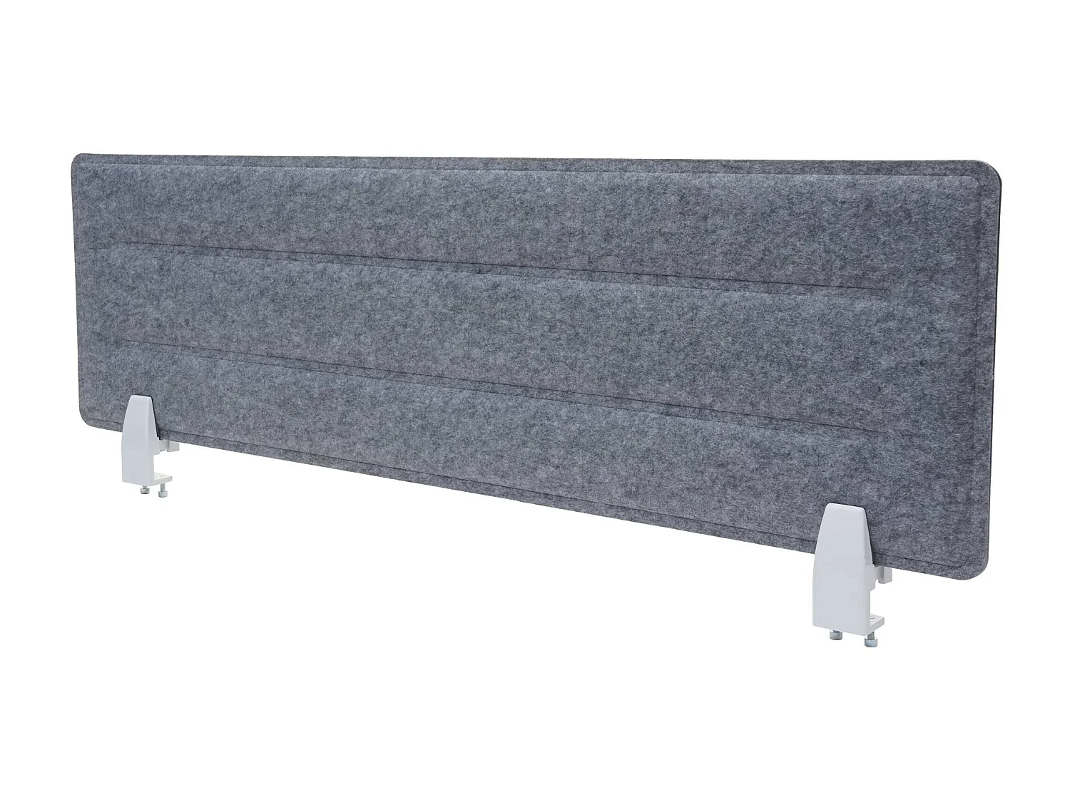 Cloison de bureau MCW-G76,  100x30cm gris