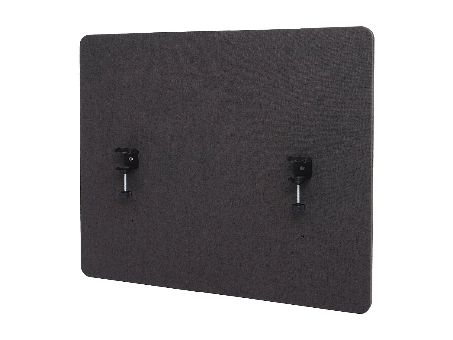 Tabique acústico de sobremesa MCW-G75,  60x75cm marrón-gris