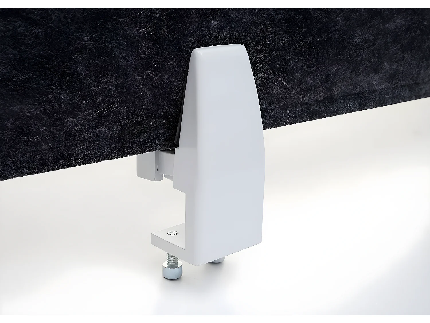 Cloison de bureau MCW-G76,  100x30cm noir