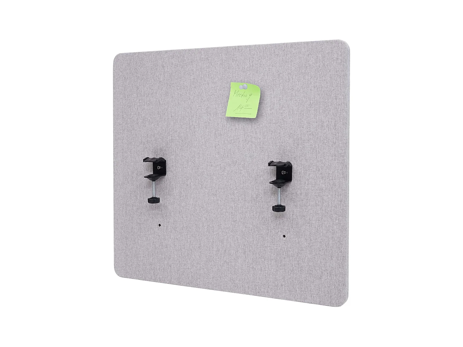 Cloison acoustique de bureau MCW-G75,  65x60cm, gris