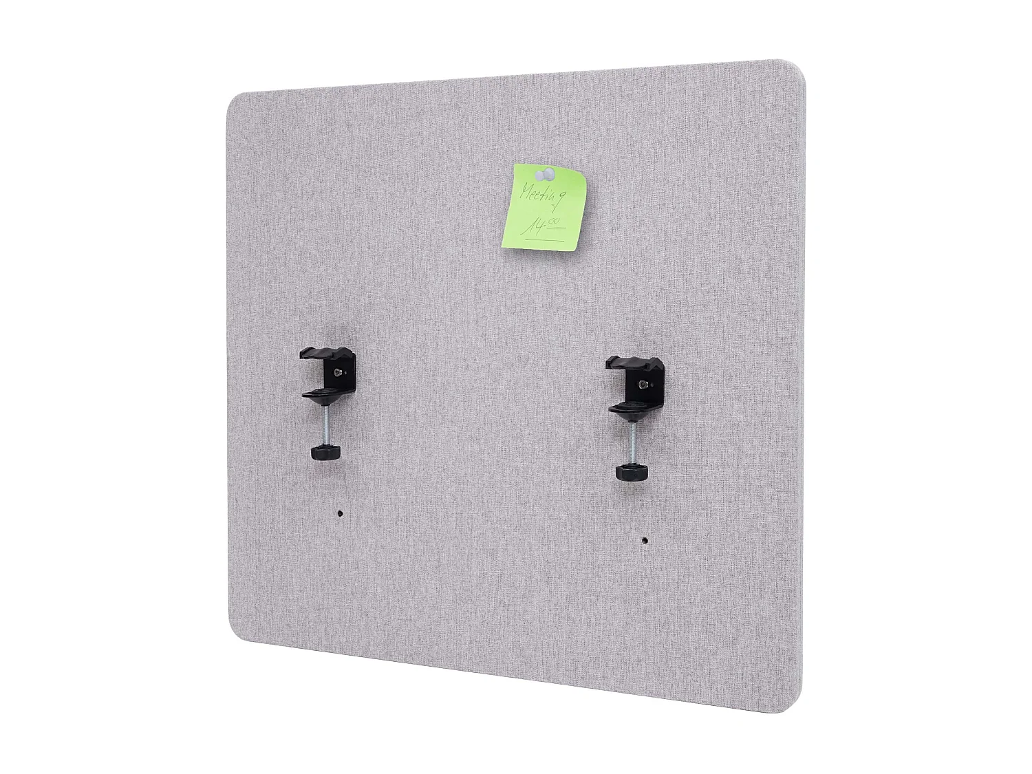 Cloison acoustique de bureau MCW-G75,  65x60cm, gris
