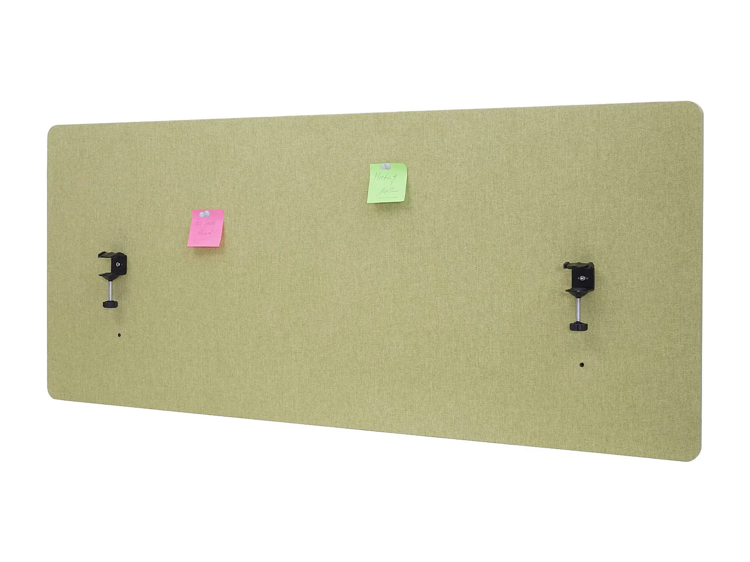 Tabique acústico de sobremesa MCW-G75,  60x140cm verde