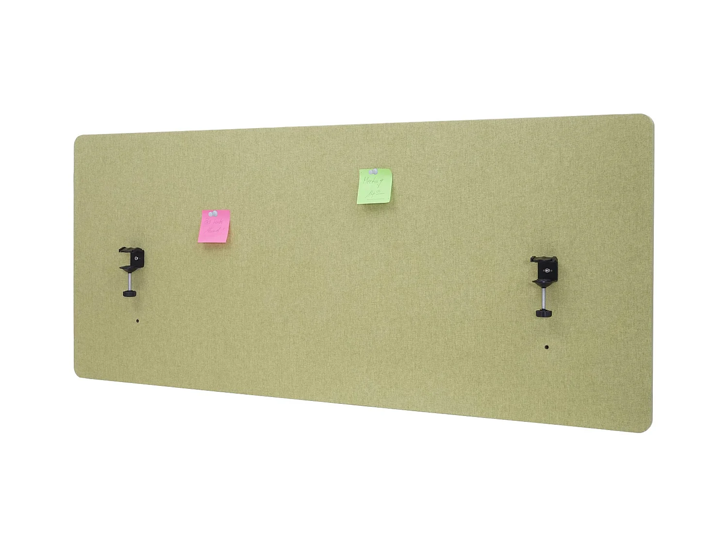 Cloison acoustique de bureau MCW-G75,  140x60cm, vert