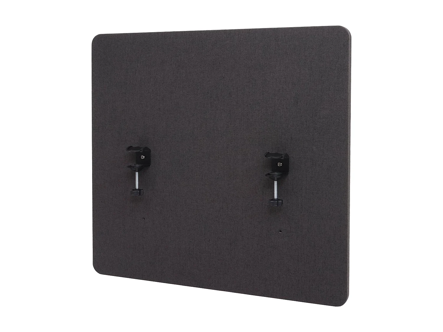 Tabique acústico de sobremesa MCW-G75,  60x65cm marrón-gris