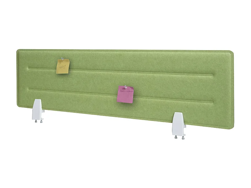 Cloison de bureau MCW-G76,  100x30cm vert