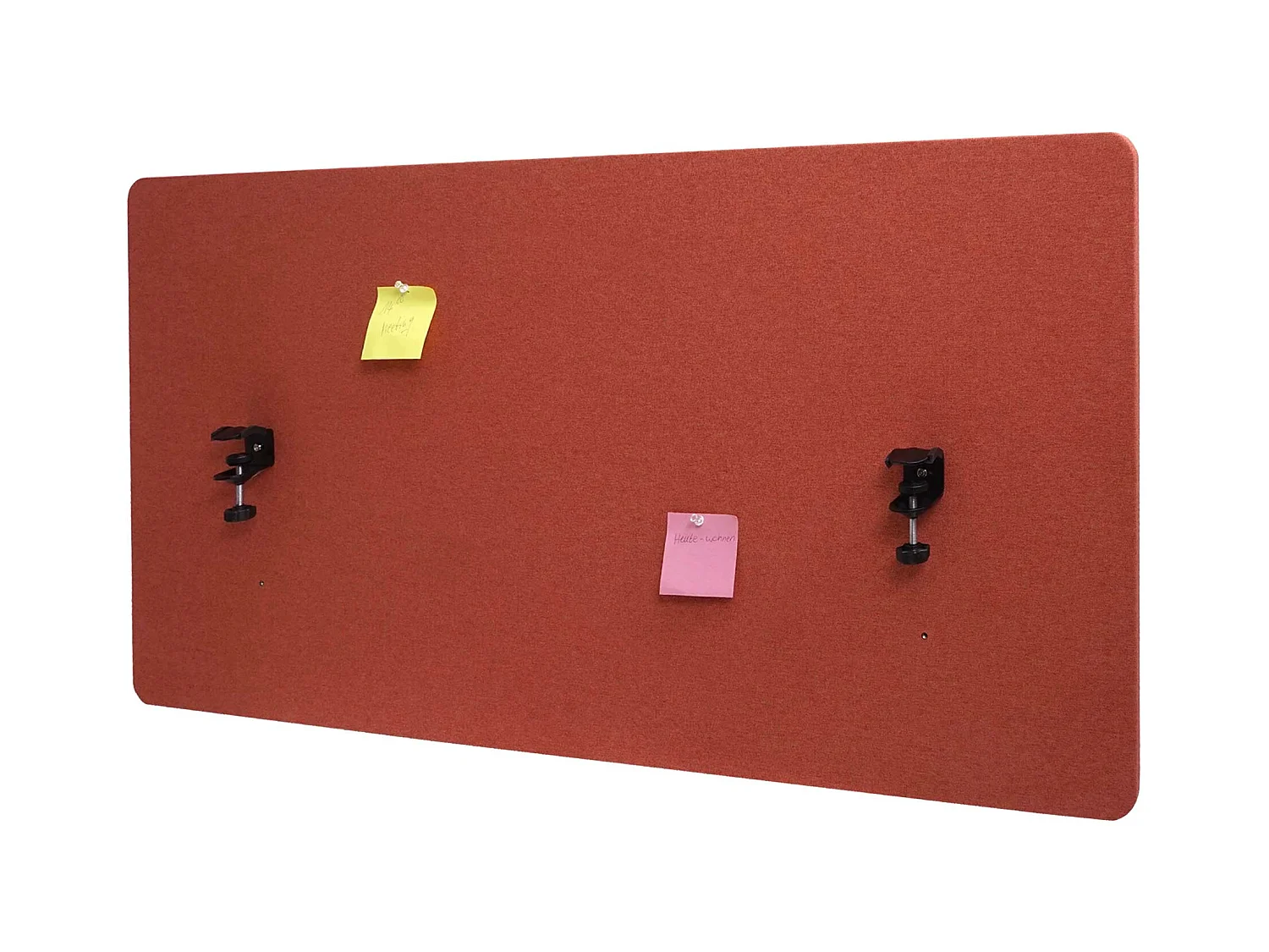 Cloison acoustique de bureau MCW-G75,  120x60cm brun