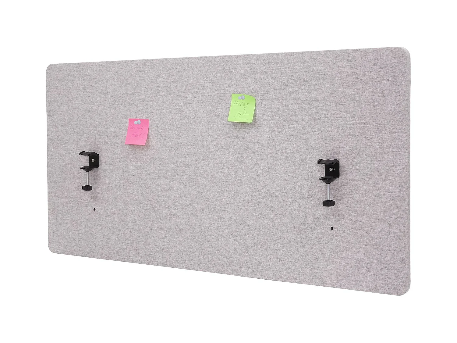 Cloison acoustique de bureau MCW-G75,  120x60cm, gris
