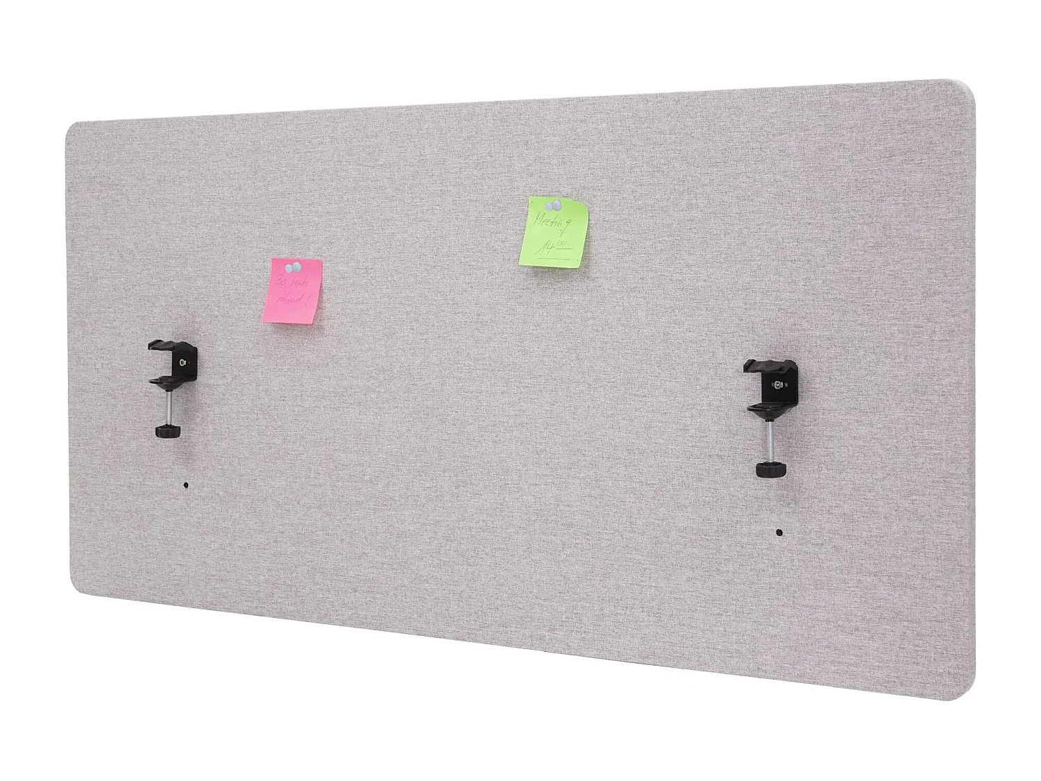 Cloison acoustique de bureau MCW-G75,  120x60cm, gris