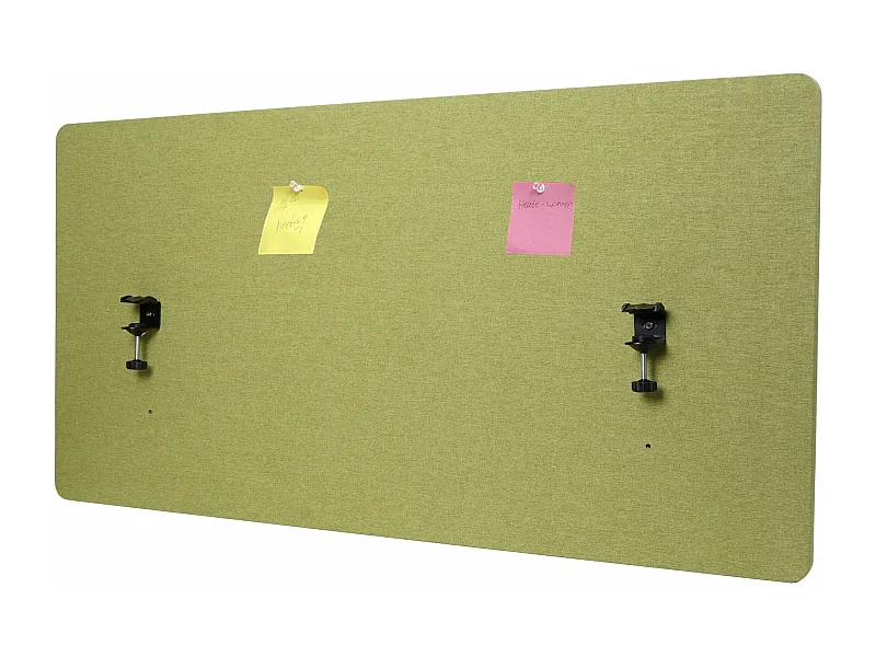 Cloison acoustique de bureau MCW-G75,  60x120cm vert