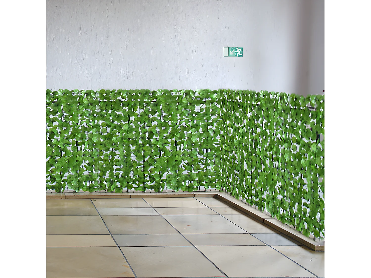 Balustrade N77 II blad,  300x150cm licht blad