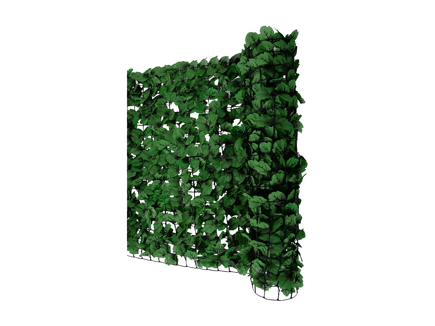 Osłona balkonu N77 IV Blatt,  500 x 150 cm, ciemny kolor