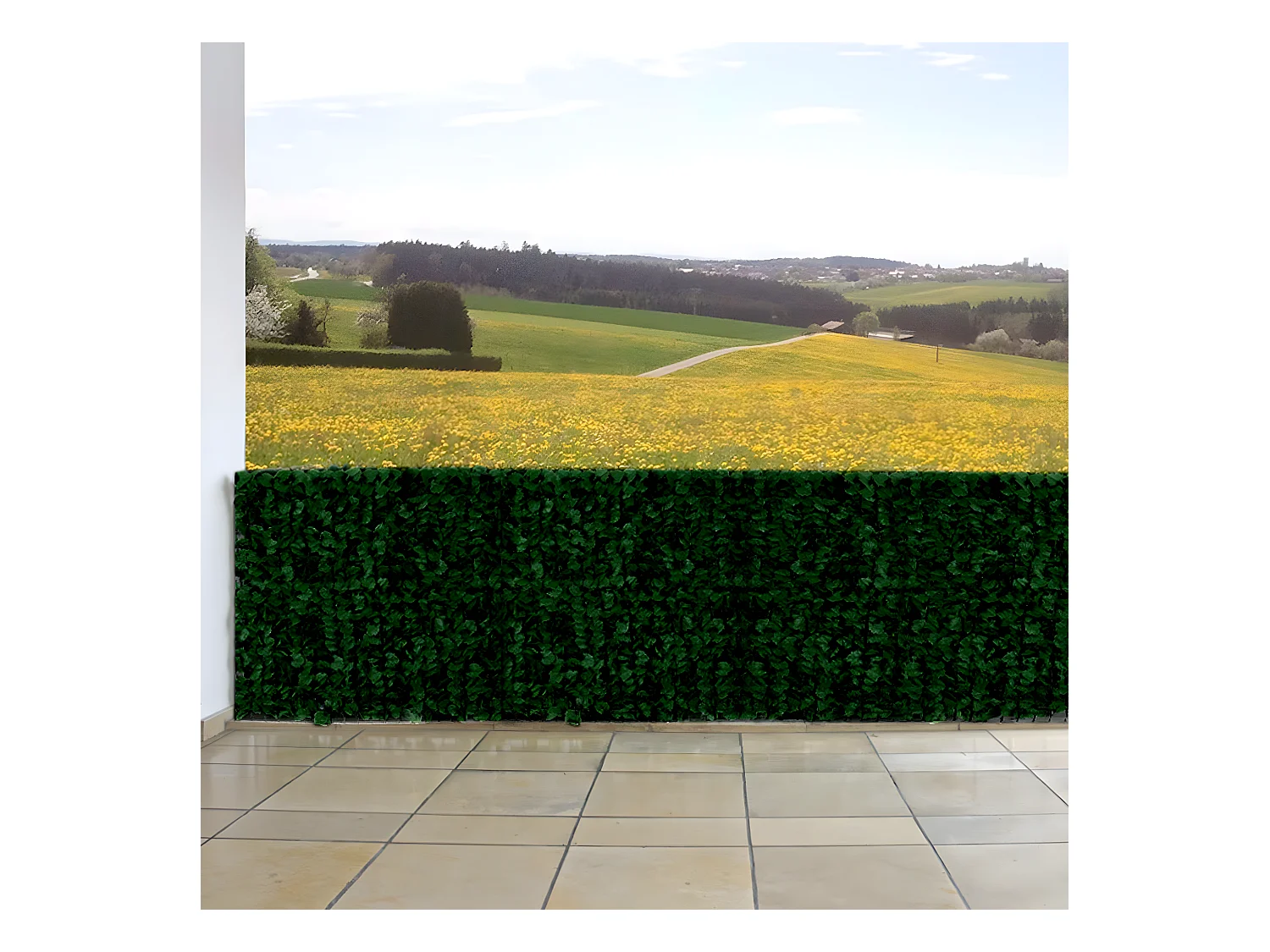 Pare-vue de balcon N77 300x150cm feuille,  300x150cm