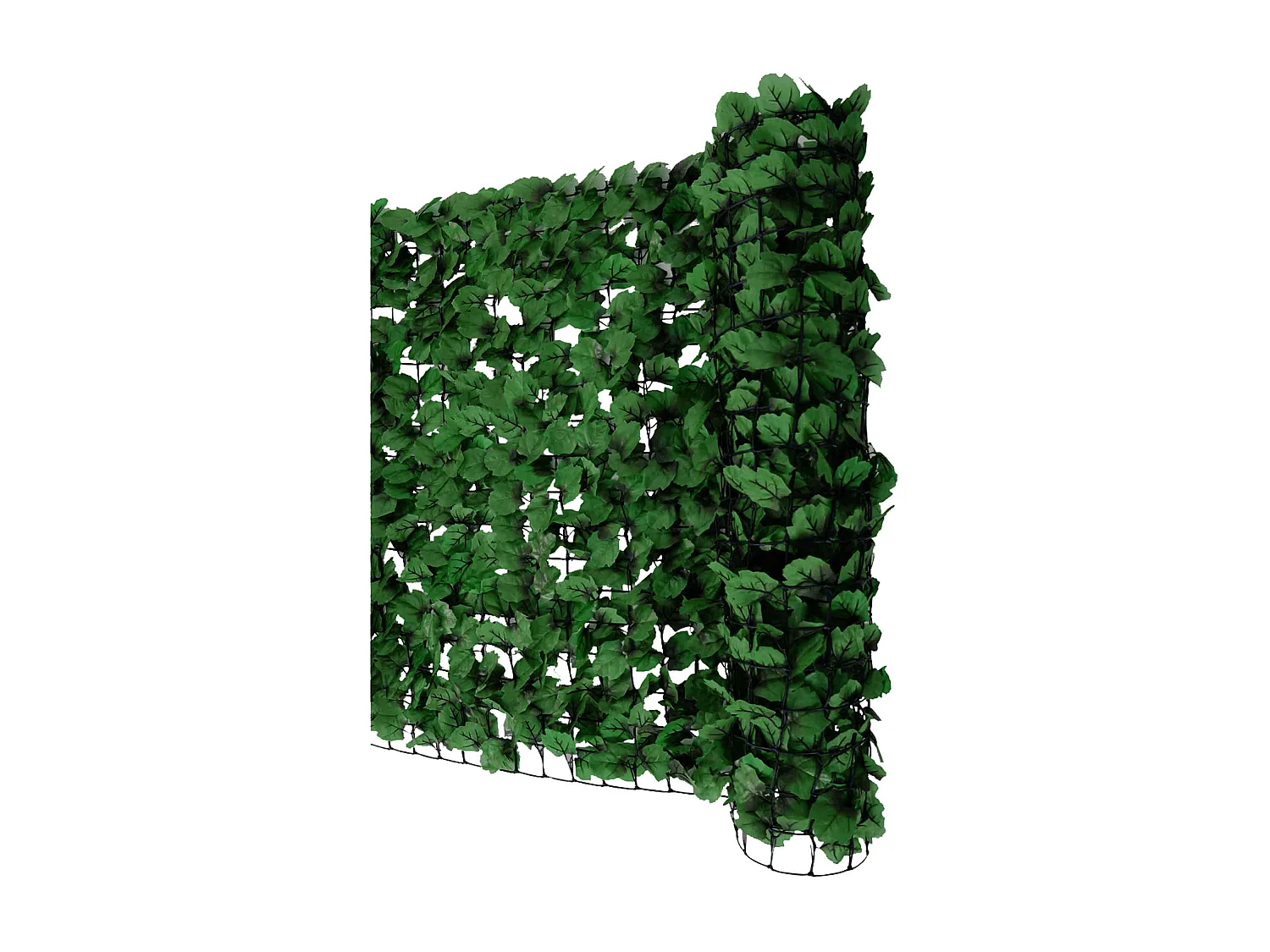 Siepe artificiale privacy balcone giardino rete decorativo N77 poliestere scuro 300x150cm