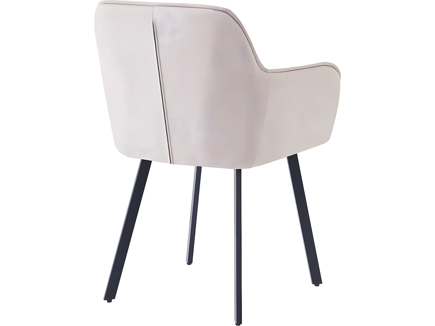 Esszimmerstühle aus Stoff 2er-Set "Léonie" - Beige