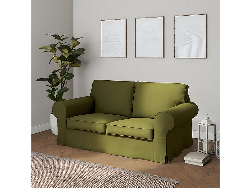 Bezug für Ektorp 2-Sitzer Sofa nicht ausklappbar, Etna, grün