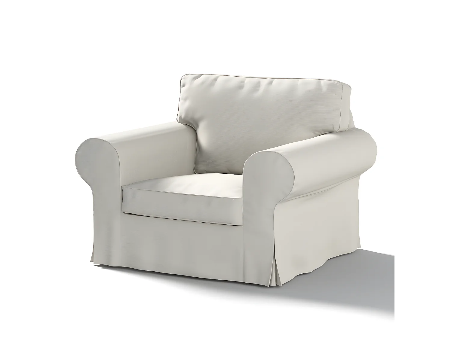 Bezug für Ektorp Sessel, Etna, hellgrau