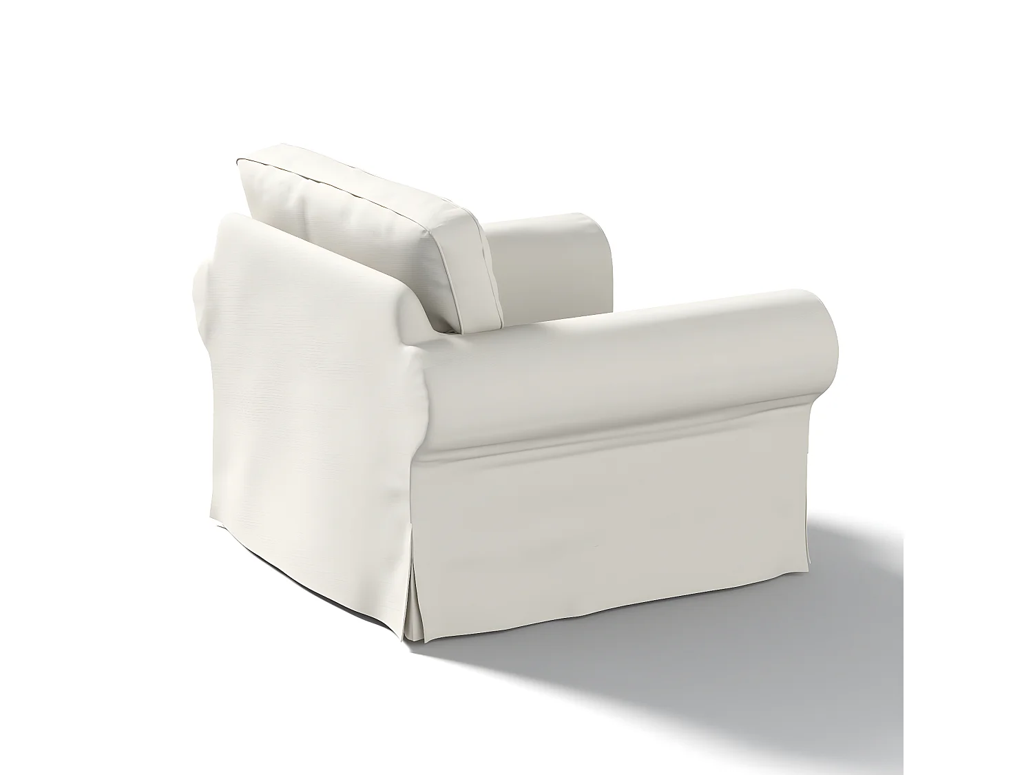 Bezug für Ektorp Sessel, Etna, hellgrau