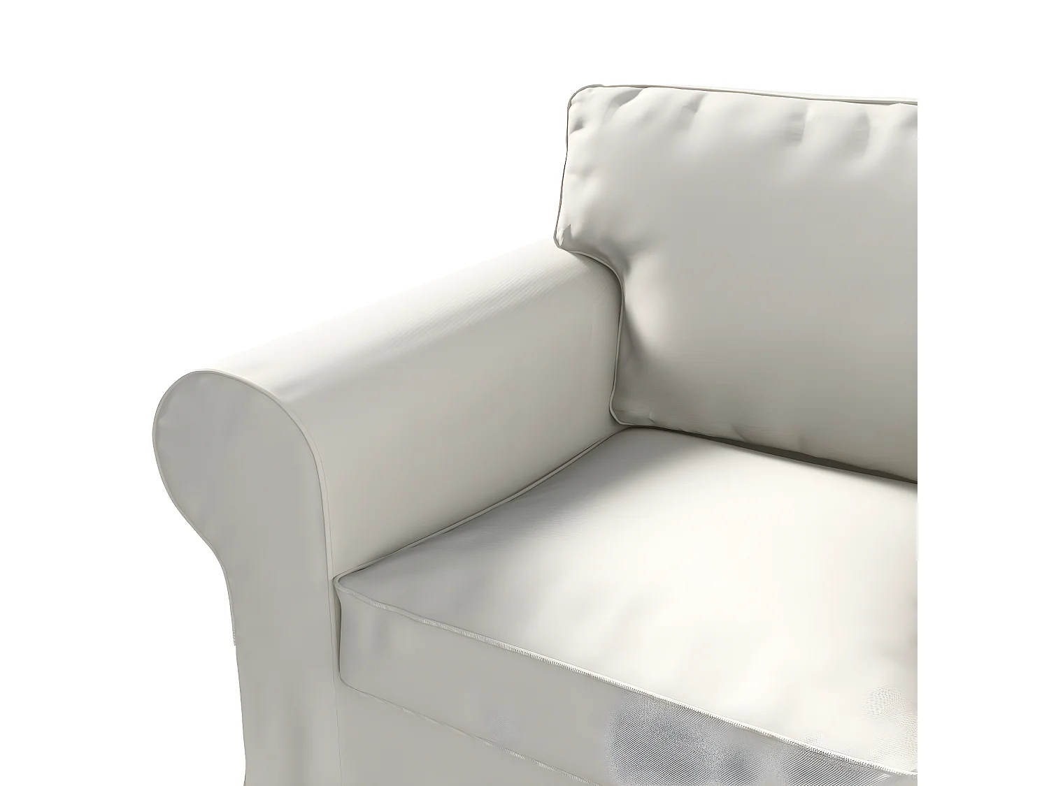 Bezug für Ektorp Sessel, Etna, hellgrau