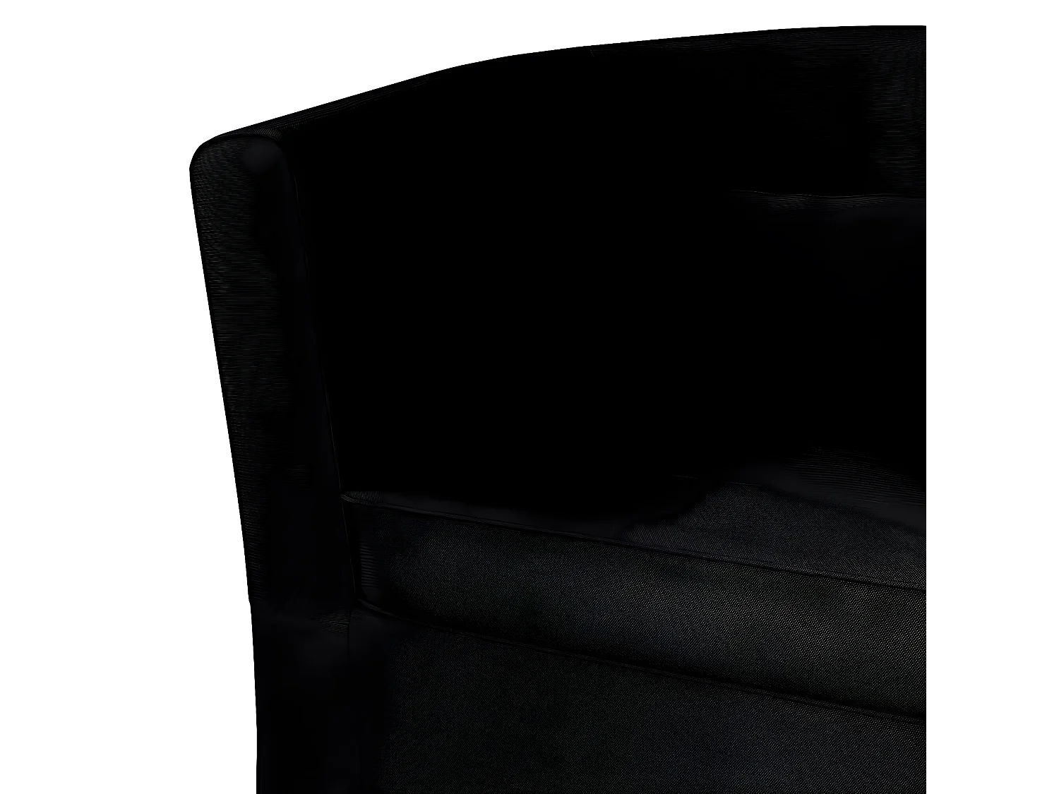 Bezug für Ektorp Tullsta Sessel, Etna, schwarz