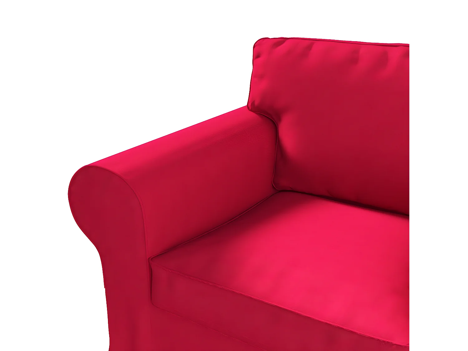 Bezug für Ektorp Sessel, Etna, rot