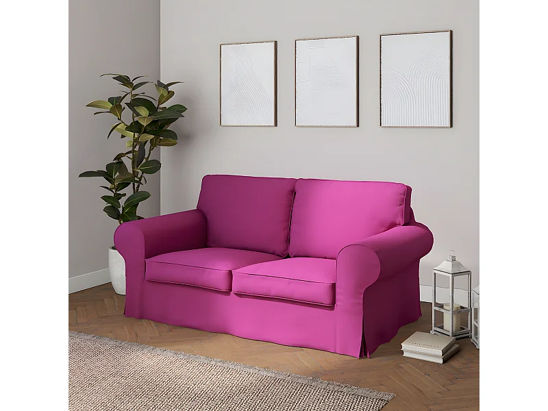 Bezug für Ektorp 2-Sitzer Sofa nicht ausklappbar, Etna, pink