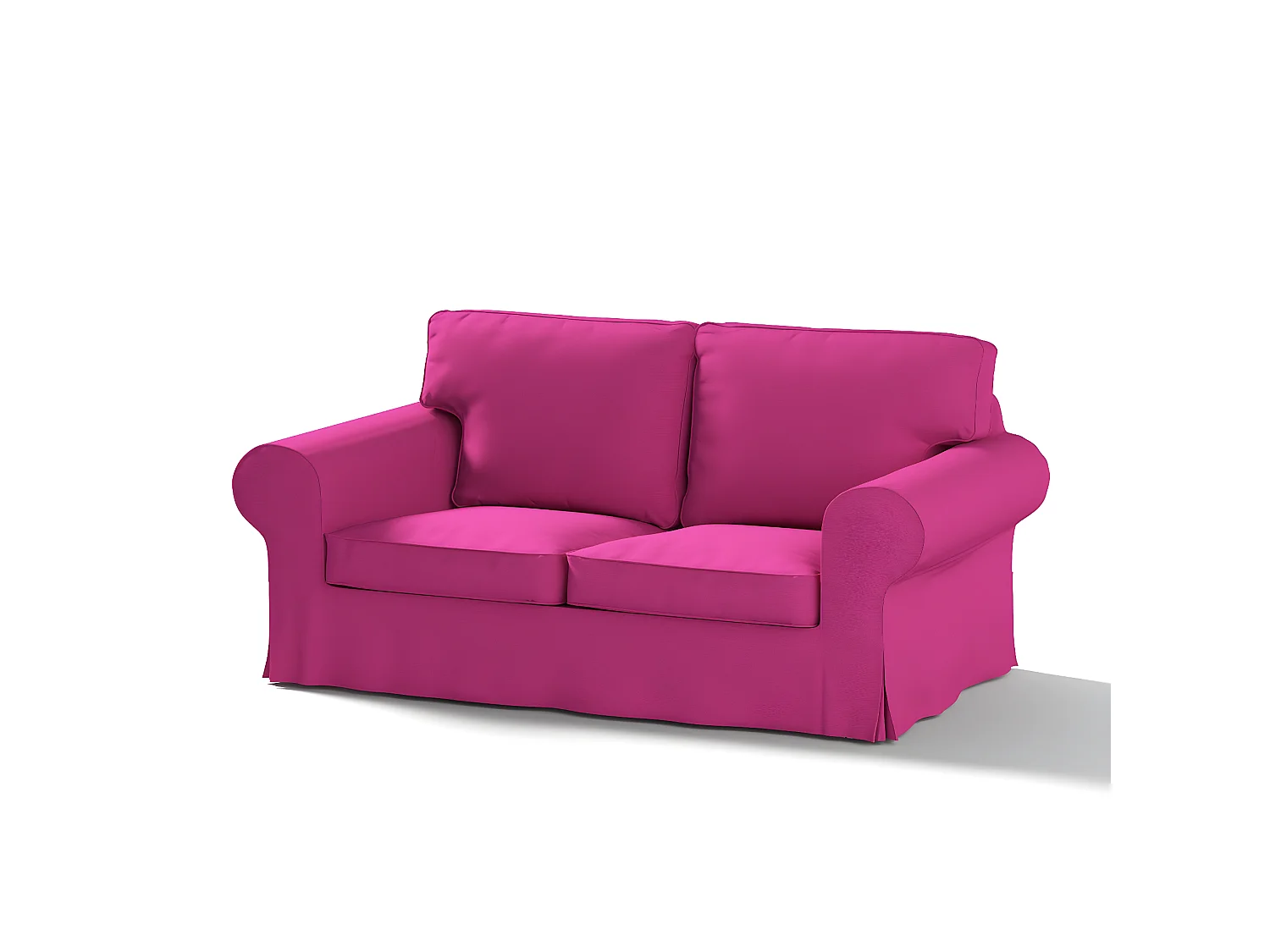 Bezug für Ektorp 2-Sitzer Sofa nicht ausklappbar, Etna, pink