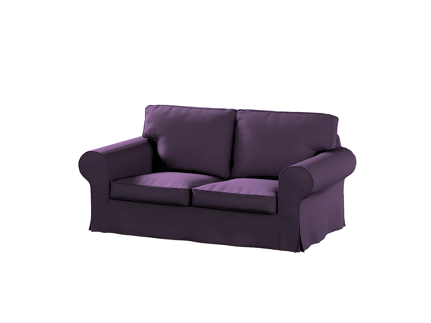 Bezug für Ektorp 2-Sitzer Sofa nicht ausklappbar, Etna, violett