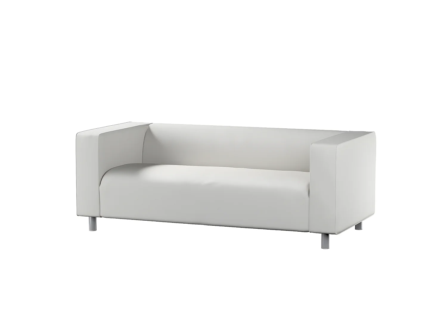 Bezug für Klippan 2-Sitzer Sofa, Etna, hellgrau