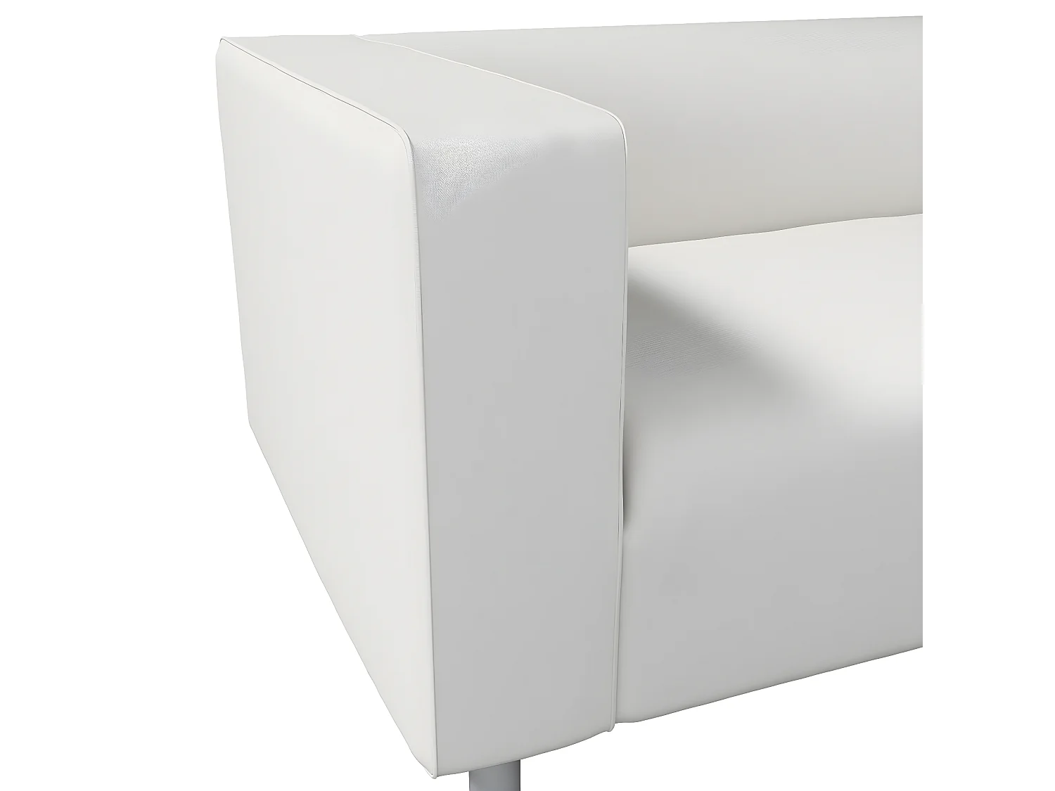 Bezug für Klippan 2-Sitzer Sofa, Etna, hellgrau