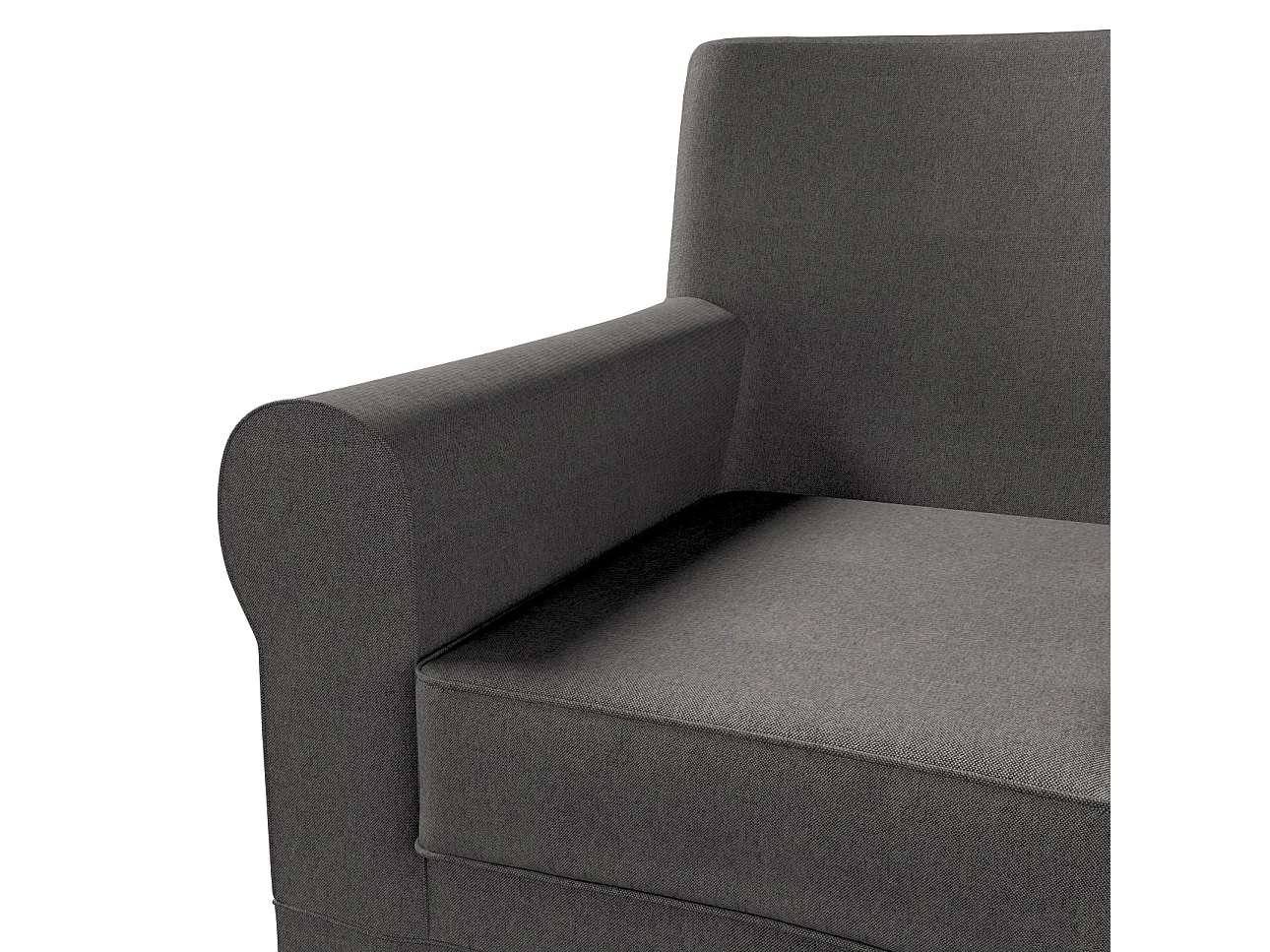 Bezug für Ektorp Jennylund Sessel, Etna, grau