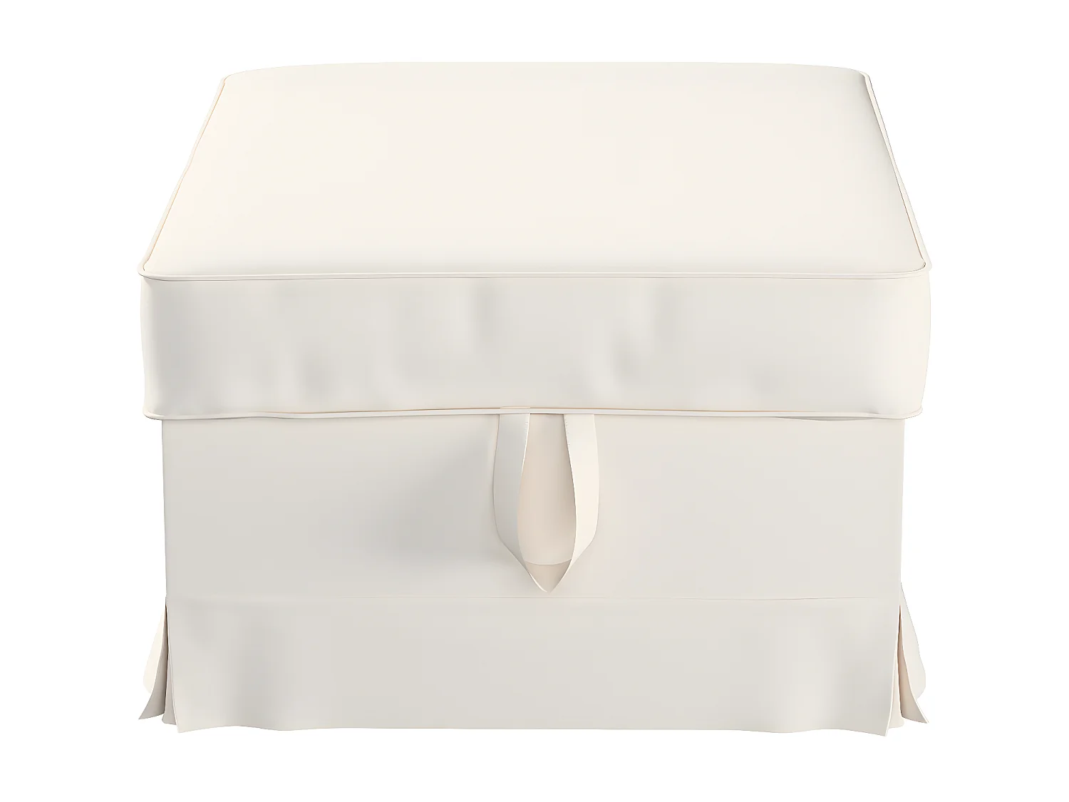 Bezug für Ektorp Bromma Hocker, Etna, weiß