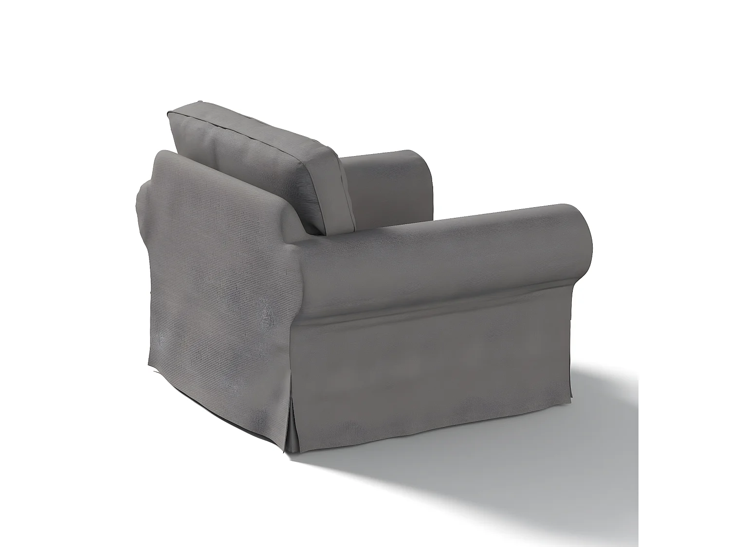 Bezug für Ektorp Sessel, Etna, grau