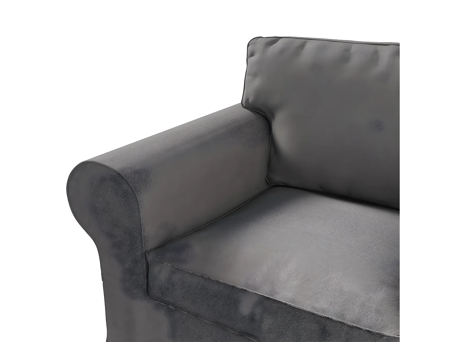 Bezug für Ektorp Sessel, Etna, grau