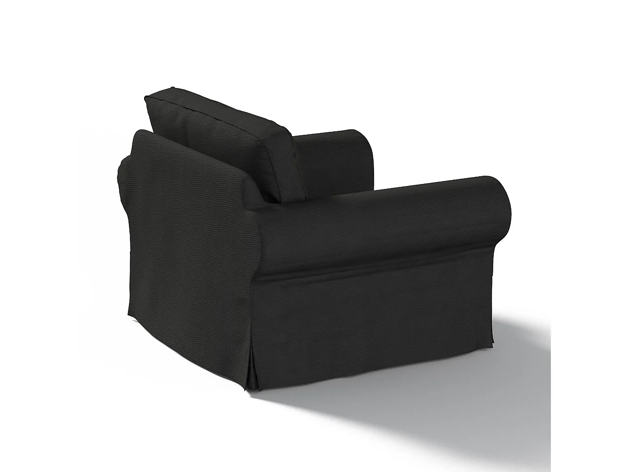Bezug für Ektorp Sessel, Etna, schwarz