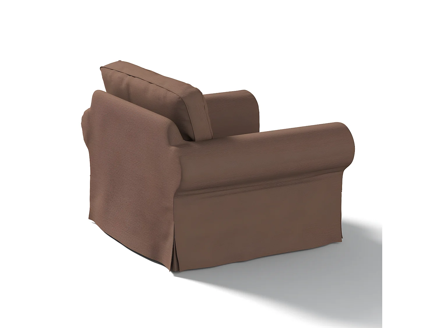 Bezug für Ektorp Sessel, Etna, braun