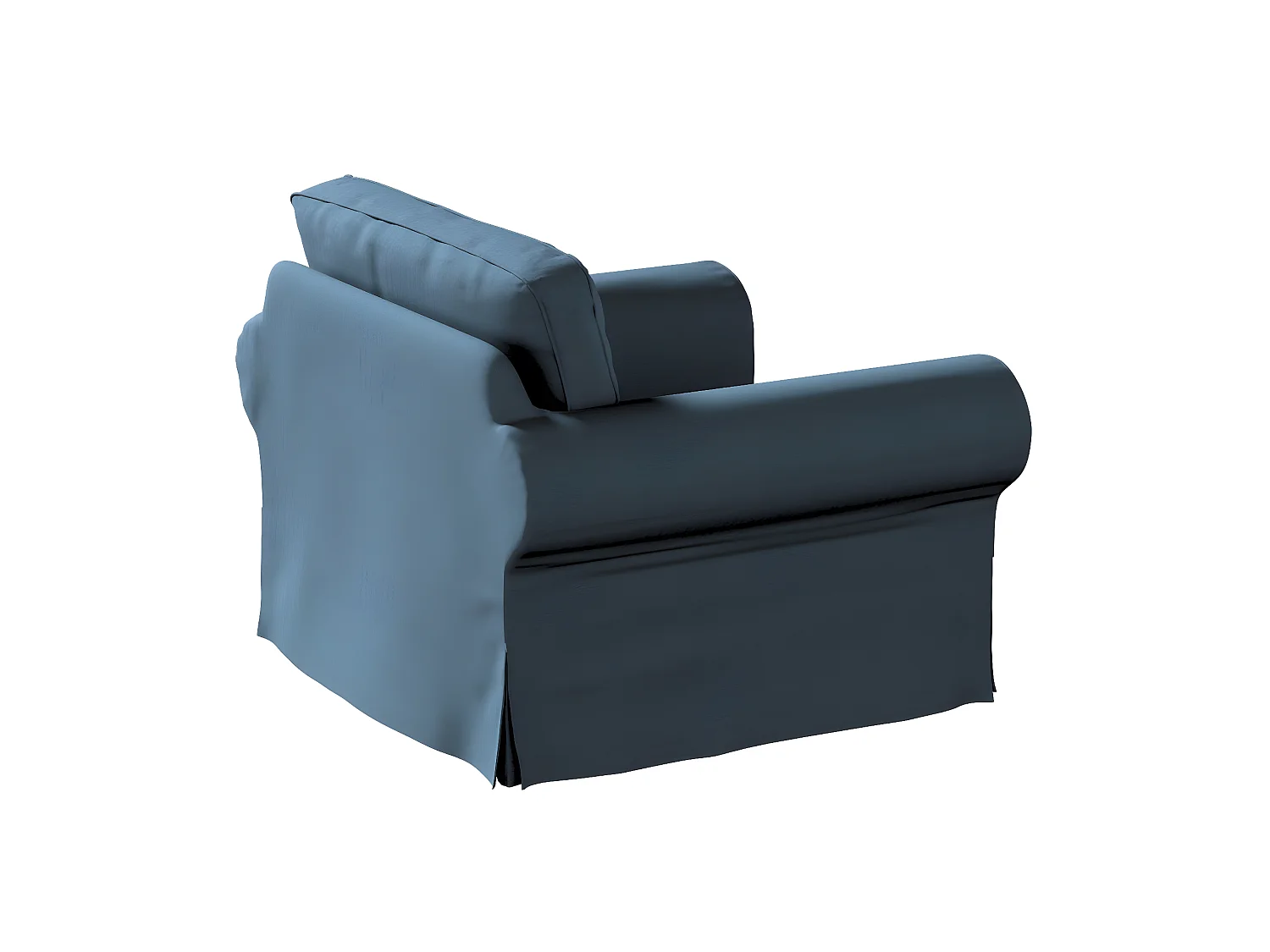 Bezug für Ektorp Sessel, Etna, blau