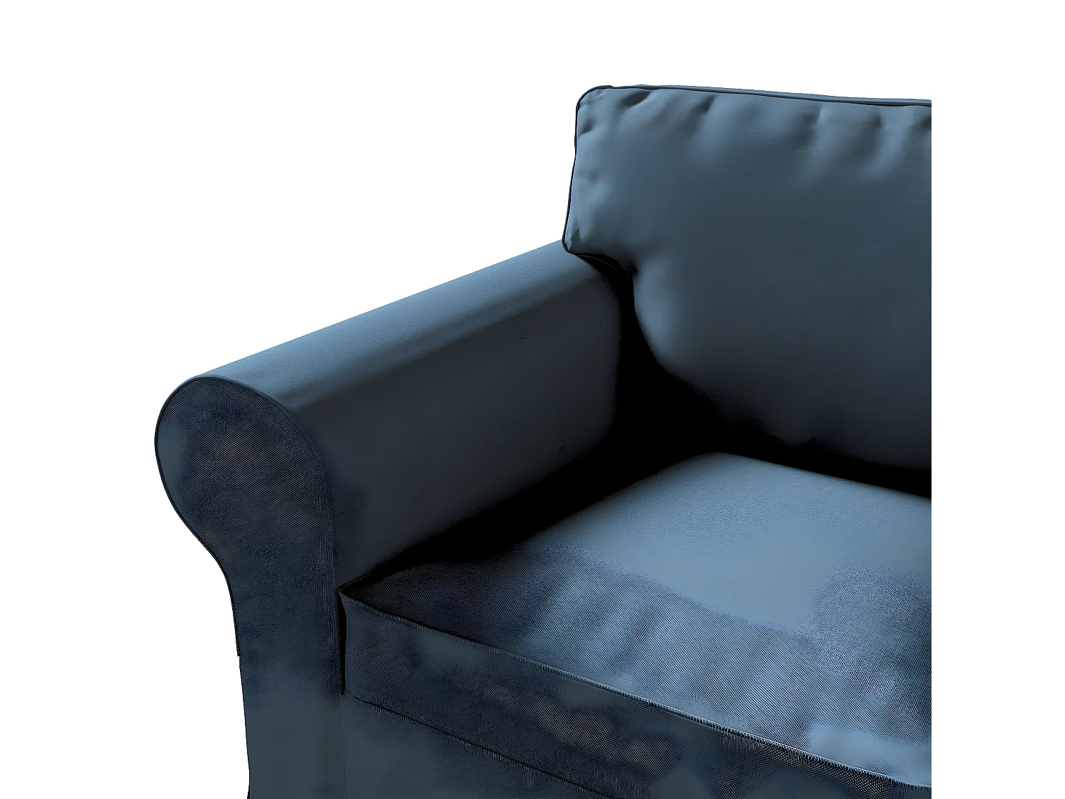 Bezug für Ektorp Sessel, Etna, blau