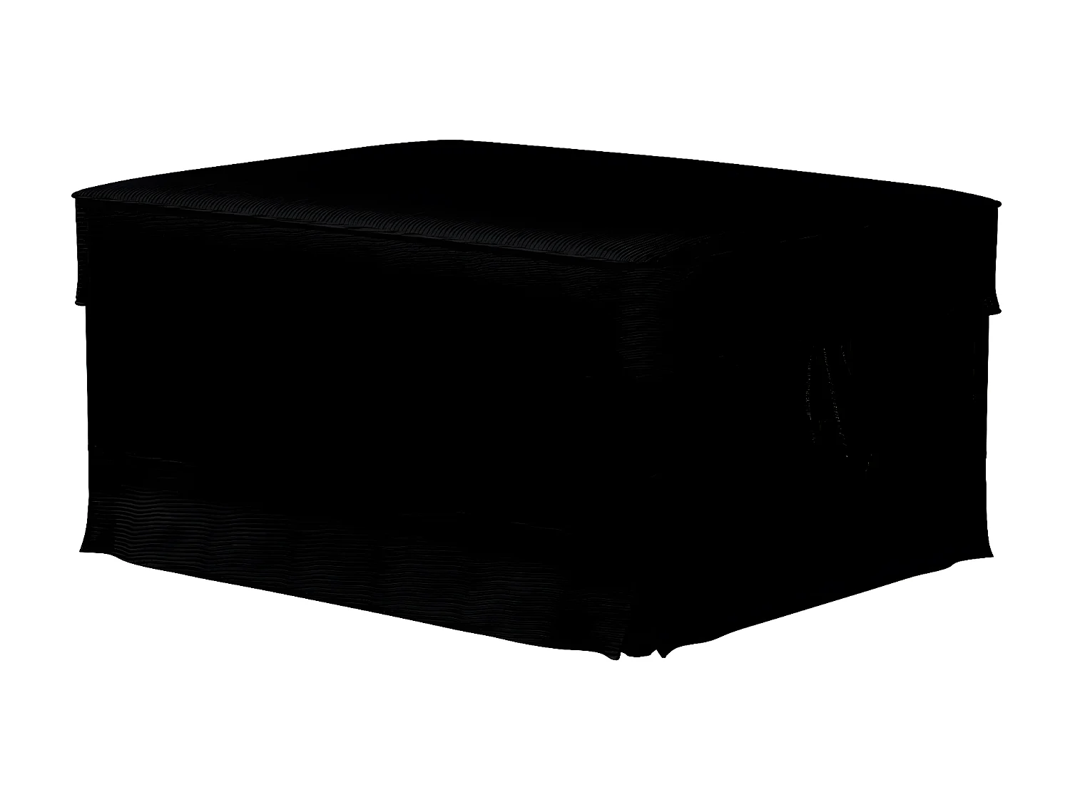 Bezug für Ektorp Bromma Hocker, Etna, schwarz