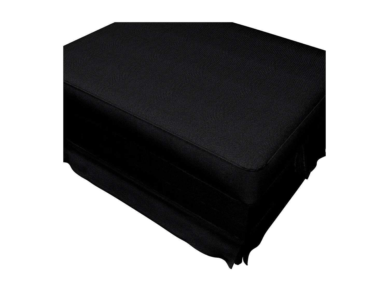 Bezug für Ektorp Bromma Hocker, Etna, schwarz