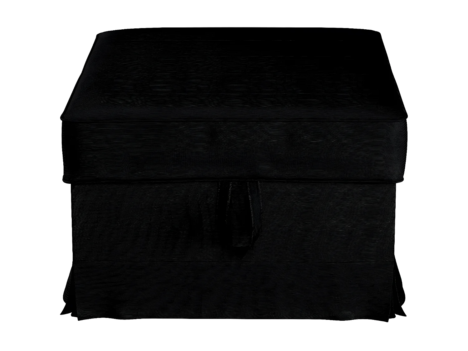 Bezug für Ektorp Bromma Hocker, Etna, schwarz