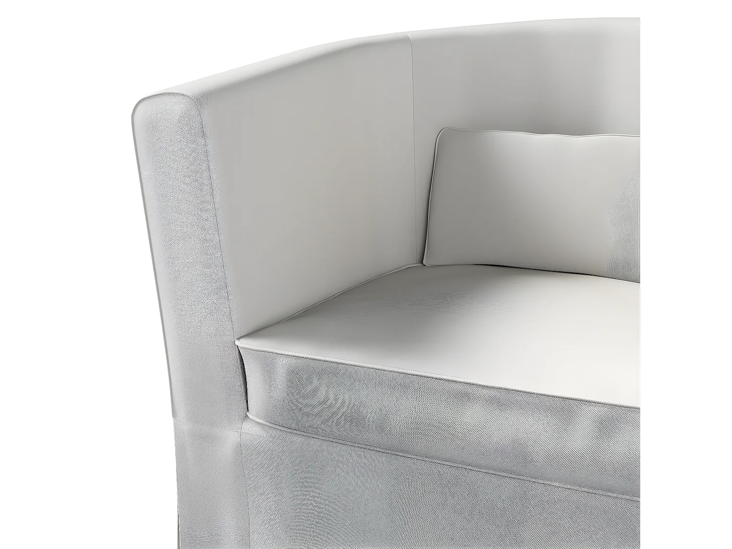 Bezug für Ektorp Tullsta Sessel, Etna, hellgrau