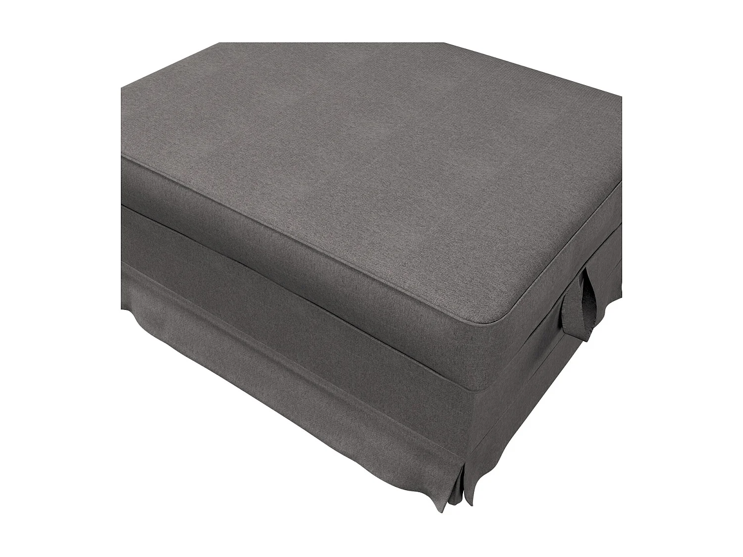 Bezug für Ektorp Bromma Hocker, Etna, grau