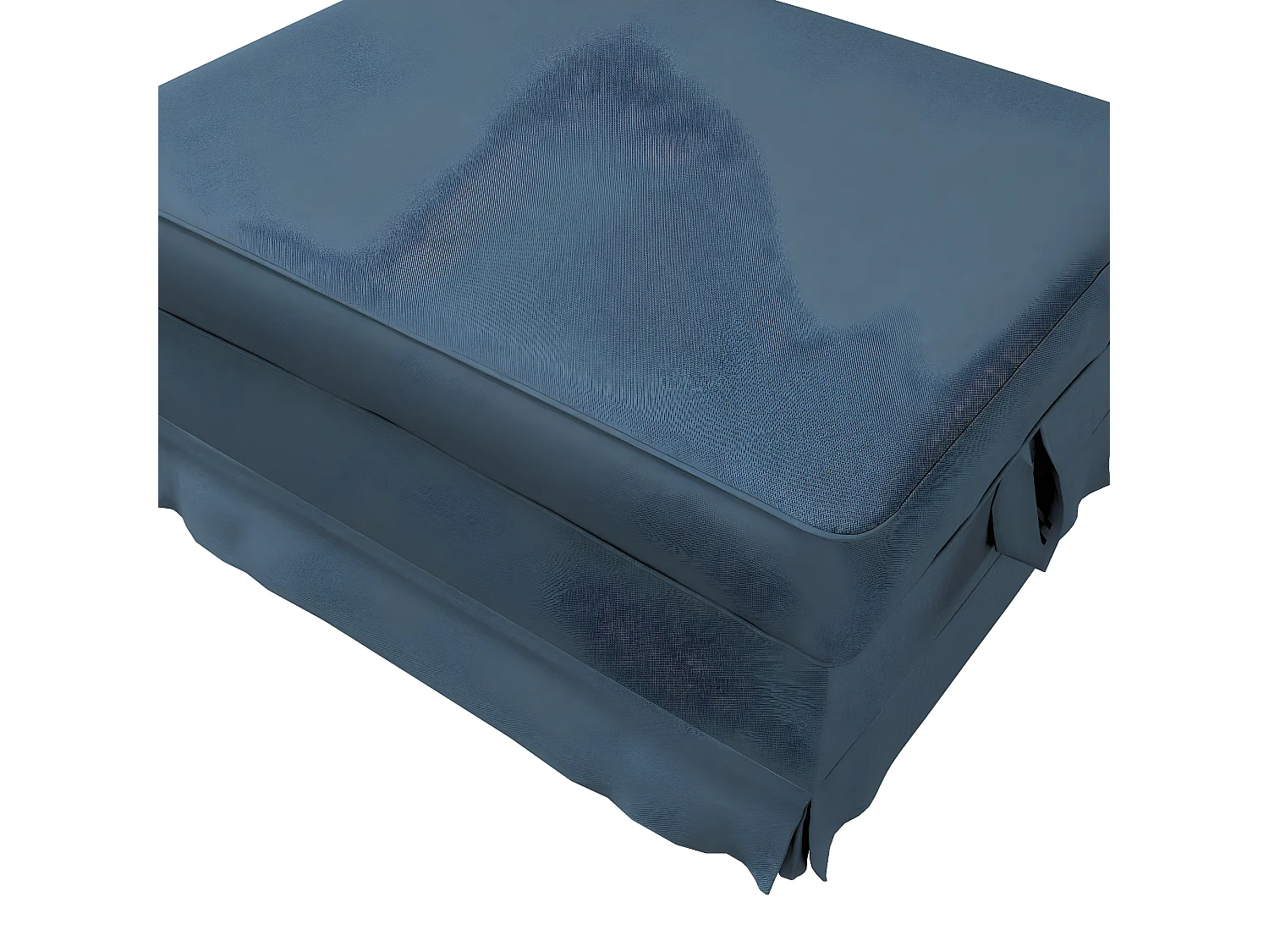 Bezug für Ektorp Bromma Hocker, Etna, blau