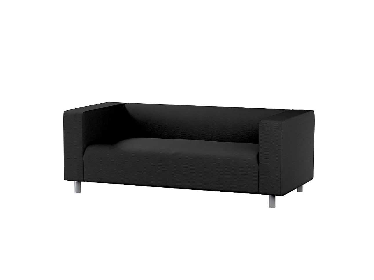 Bezug für Klippan 2-Sitzer Sofa, Etna, schwarz
